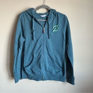Peloton Teal Zip-Up Jacket